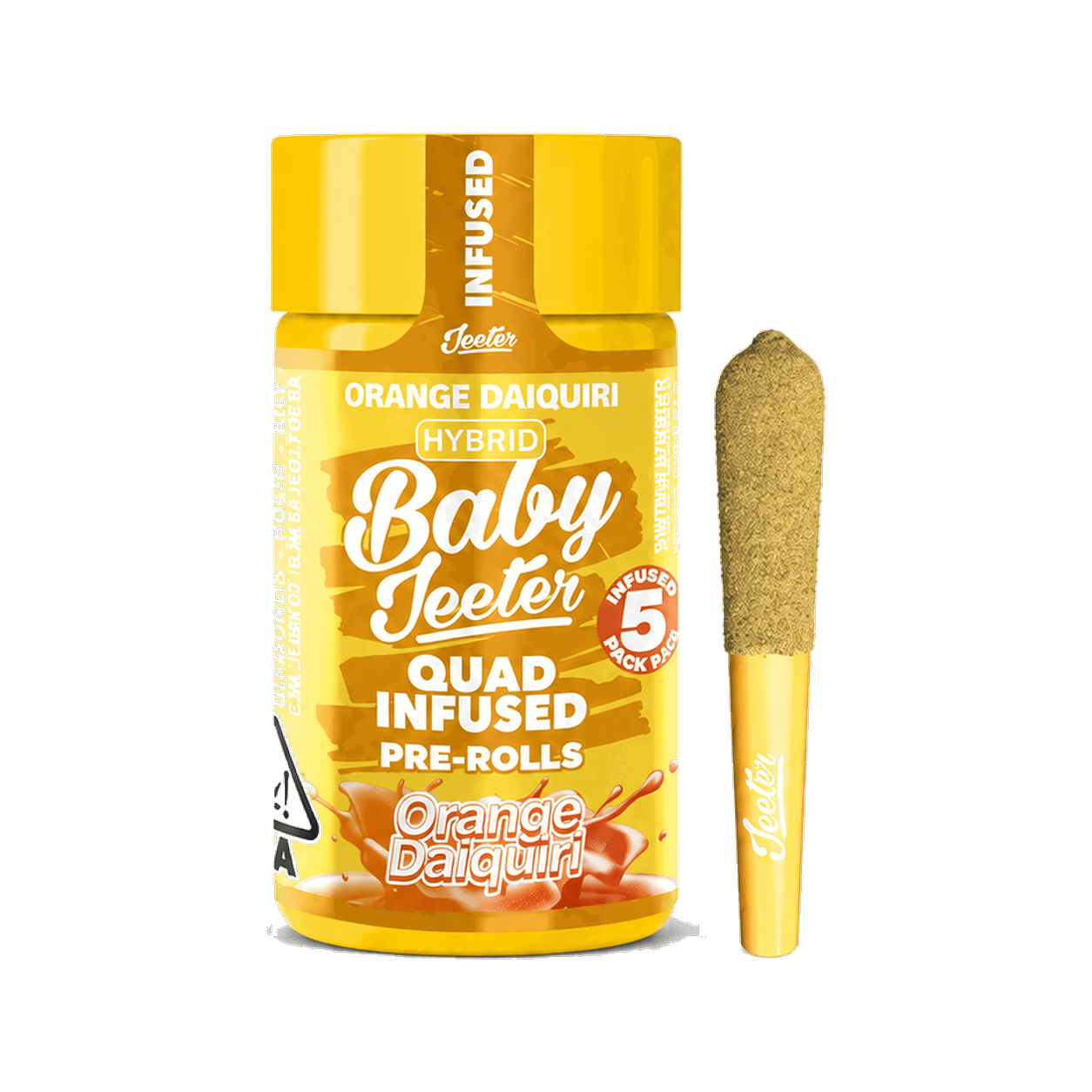 Baby Jeeter Infused 5 Pack - Orange Daiquiri 2.5g
