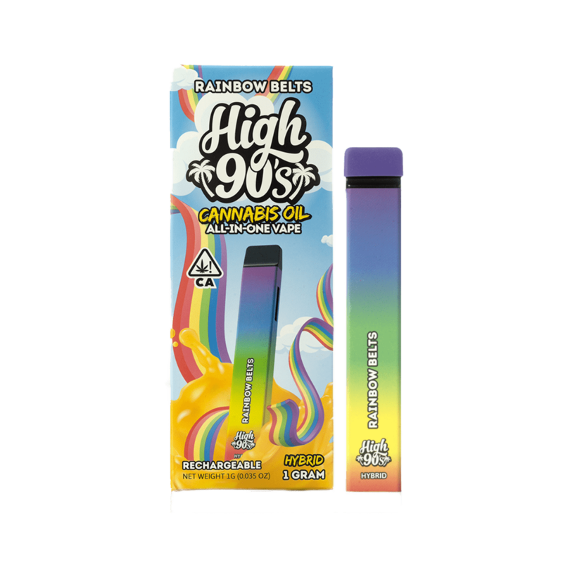 High 90s Disposable Vape – Rainbow Belts 1g – Chyll.com