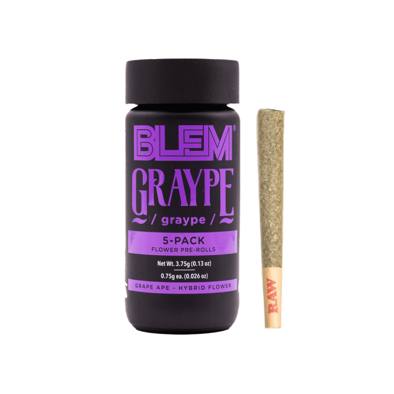 BLEM 5-Pack Prerolls - Graype 3.75g