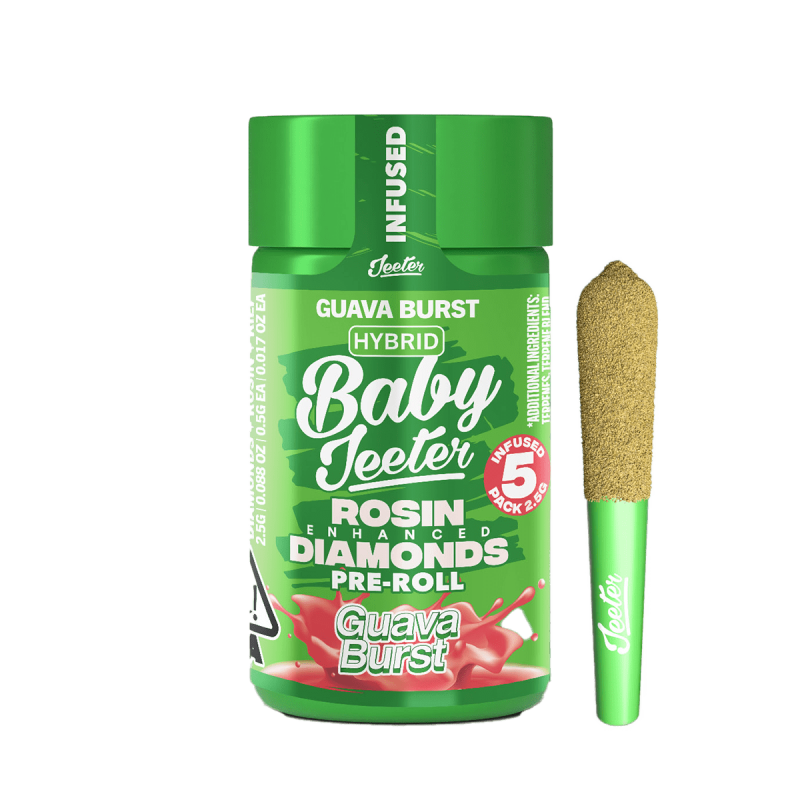 Baby Jeeter Infused 5 Pack - Guava Burst 2.5g