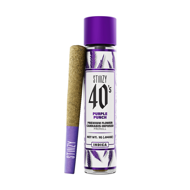 Stiiizy 40's Infused Single Preroll - Purple Punch 1g