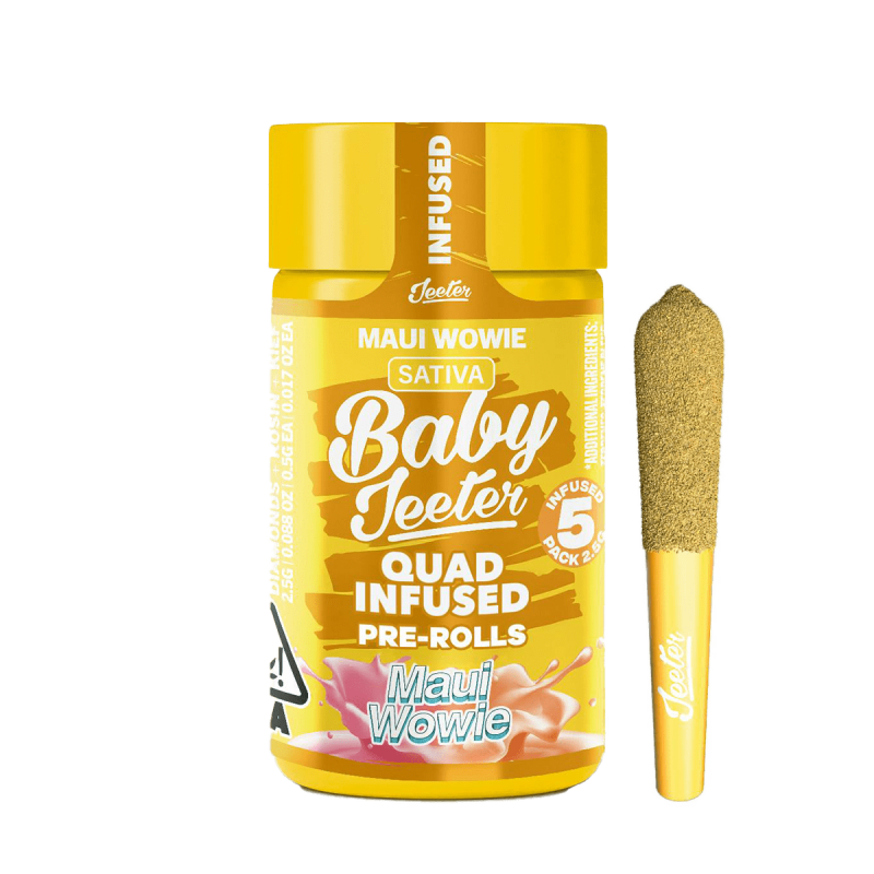 Baby Jeeter Infused 5 Pack - Maui Wowie 2.5g