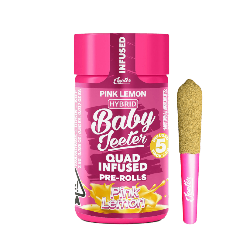 Baby Jeeter Infused 5 Pack - Pink Lemon 2.5g