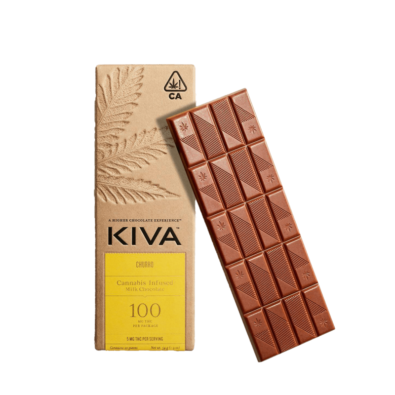Kiva - Milk Chocolate Churro Bar 100mg