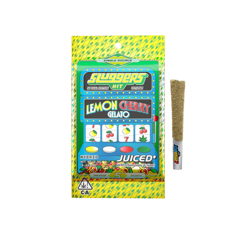 Sluggers 5 Pack Infused Joints - Lemon Cherry Gelato 3.5g